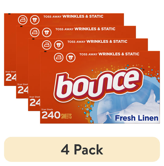 BOUNCE FRESH LINEN DRYER SHEETS 160CT DS