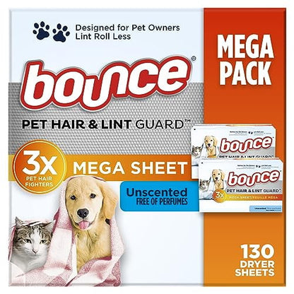 BOUNCE PET HAIR & LINT GUARD SHT 80CT DS