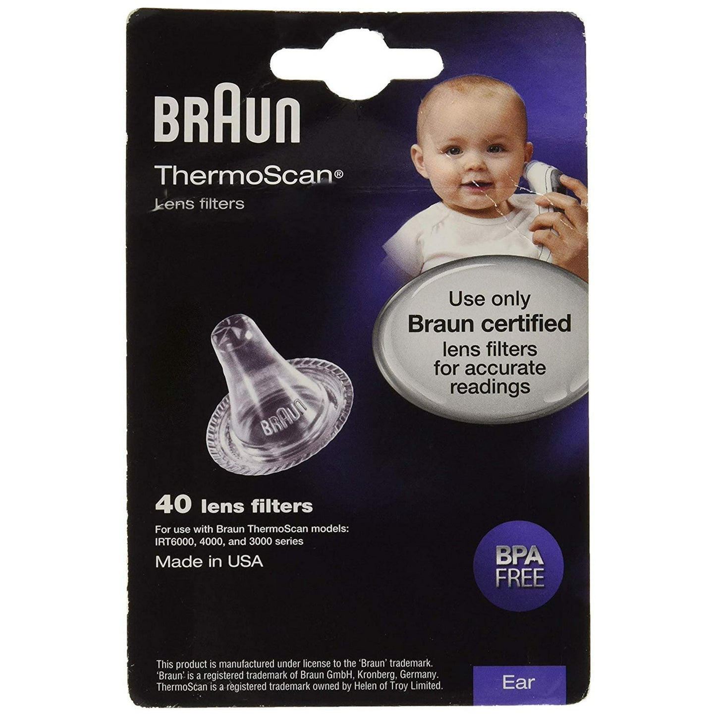 BRAUN THERMO LEN FIL EQ 40 EAR