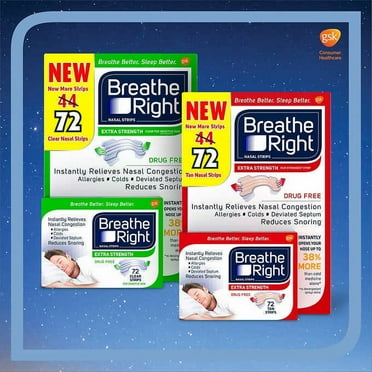 BREATHE RIGHT EXTRA CLEAR STRIP 26CT
