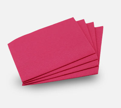 Unique Solid Square Party Napkins - Hot Pink, 20 count