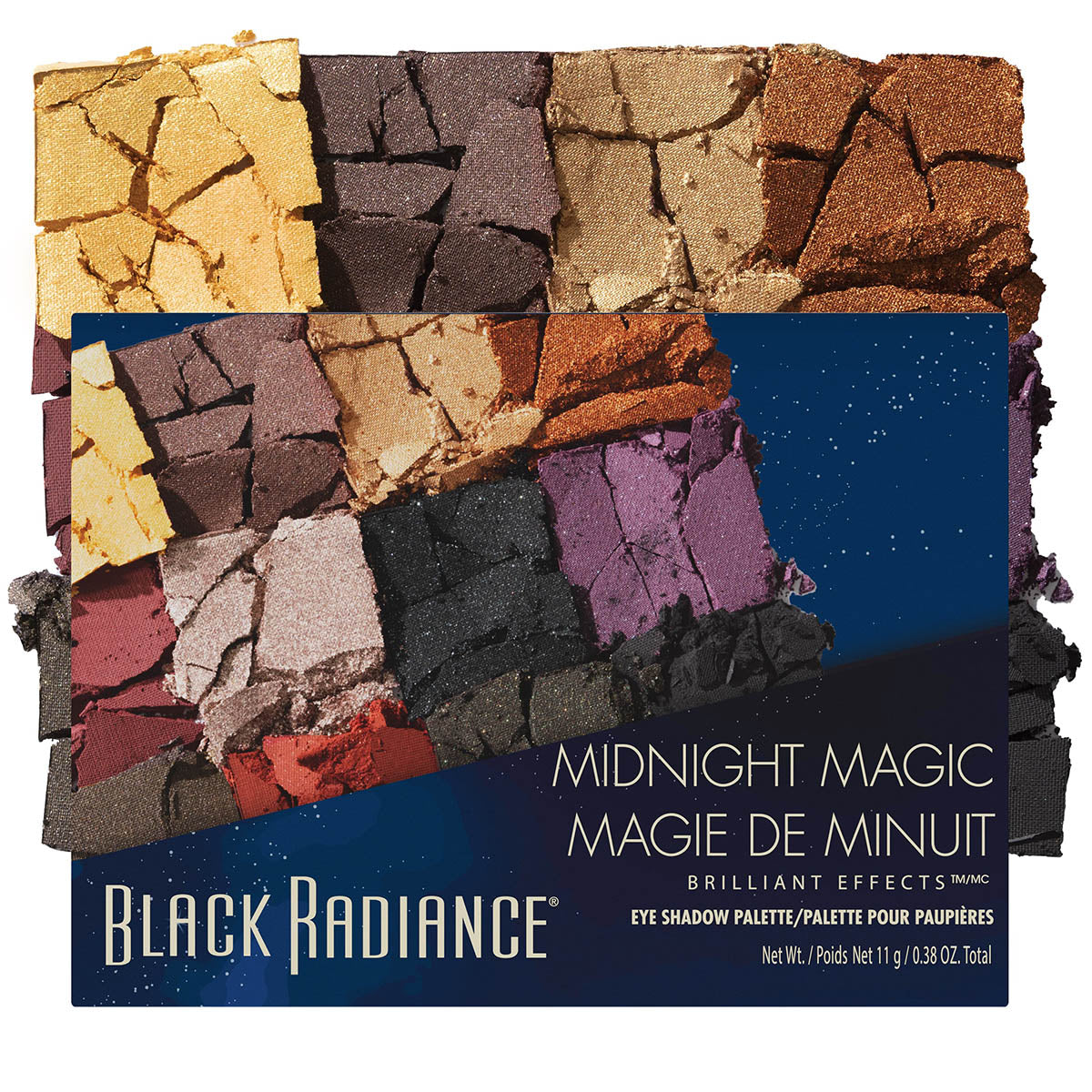 Black Radiance Brilliant Effects Eye Shadow Palette - Midnight Magic