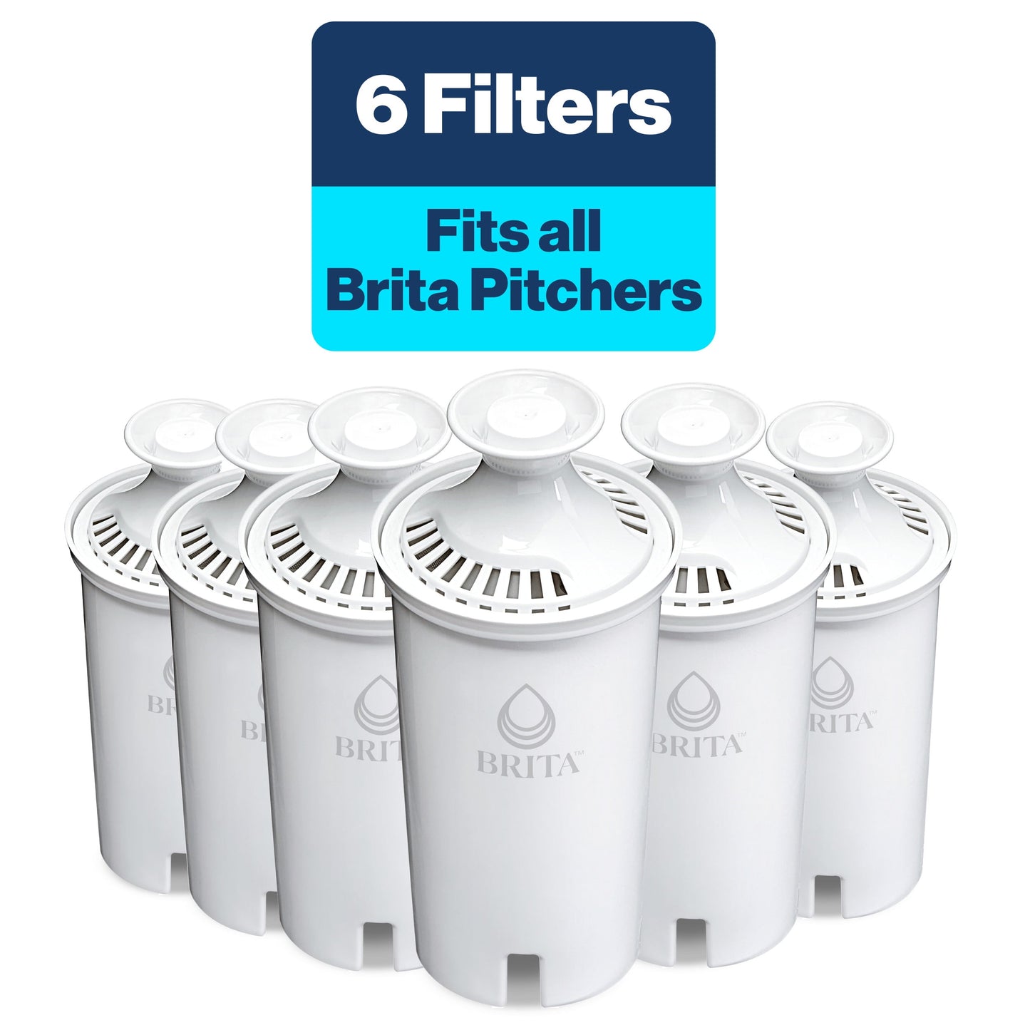 BRITA Advanced Replacement Water Filter for Pitchers, 3 count
