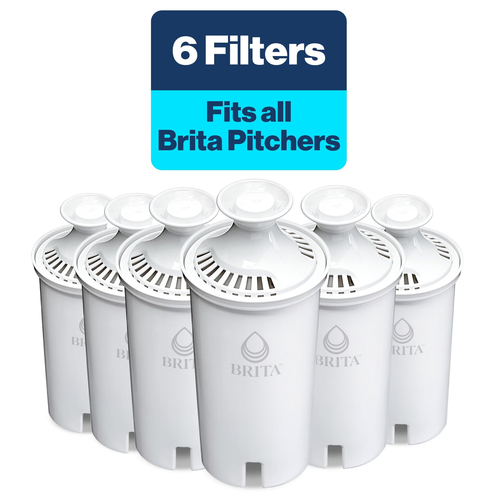 BRITA Advanced Replacement Water Filter for Pitchers, 3 count