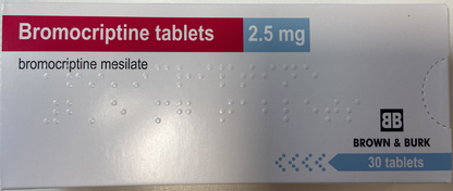 BROMOCRIPTINE TB 2.5MG 100