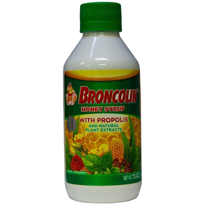 Broncolin Honey Syrup with Propolis and Natural Plant Extracts