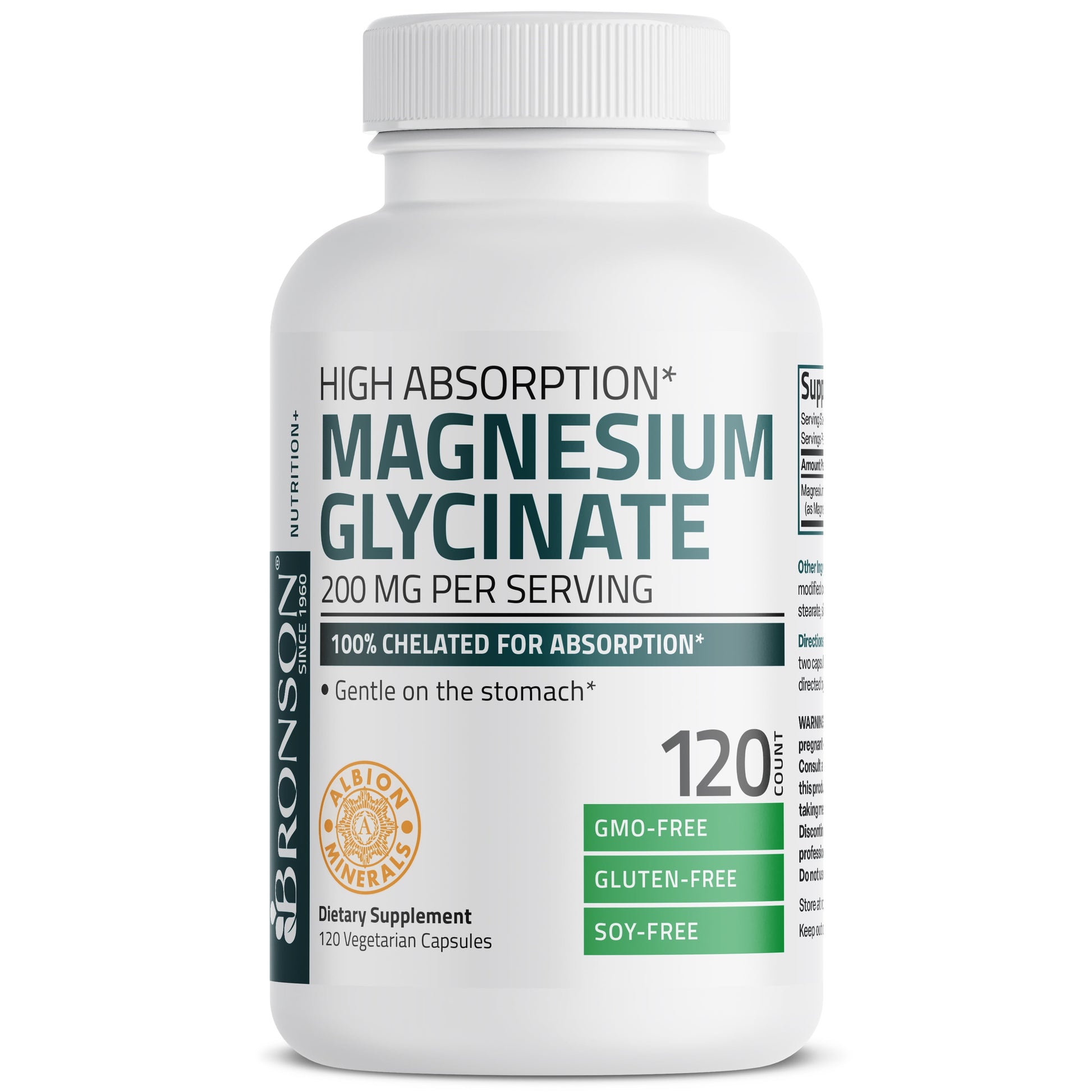 GNP MAGNESIUM GLYCINATE 200 MG CAP 100
