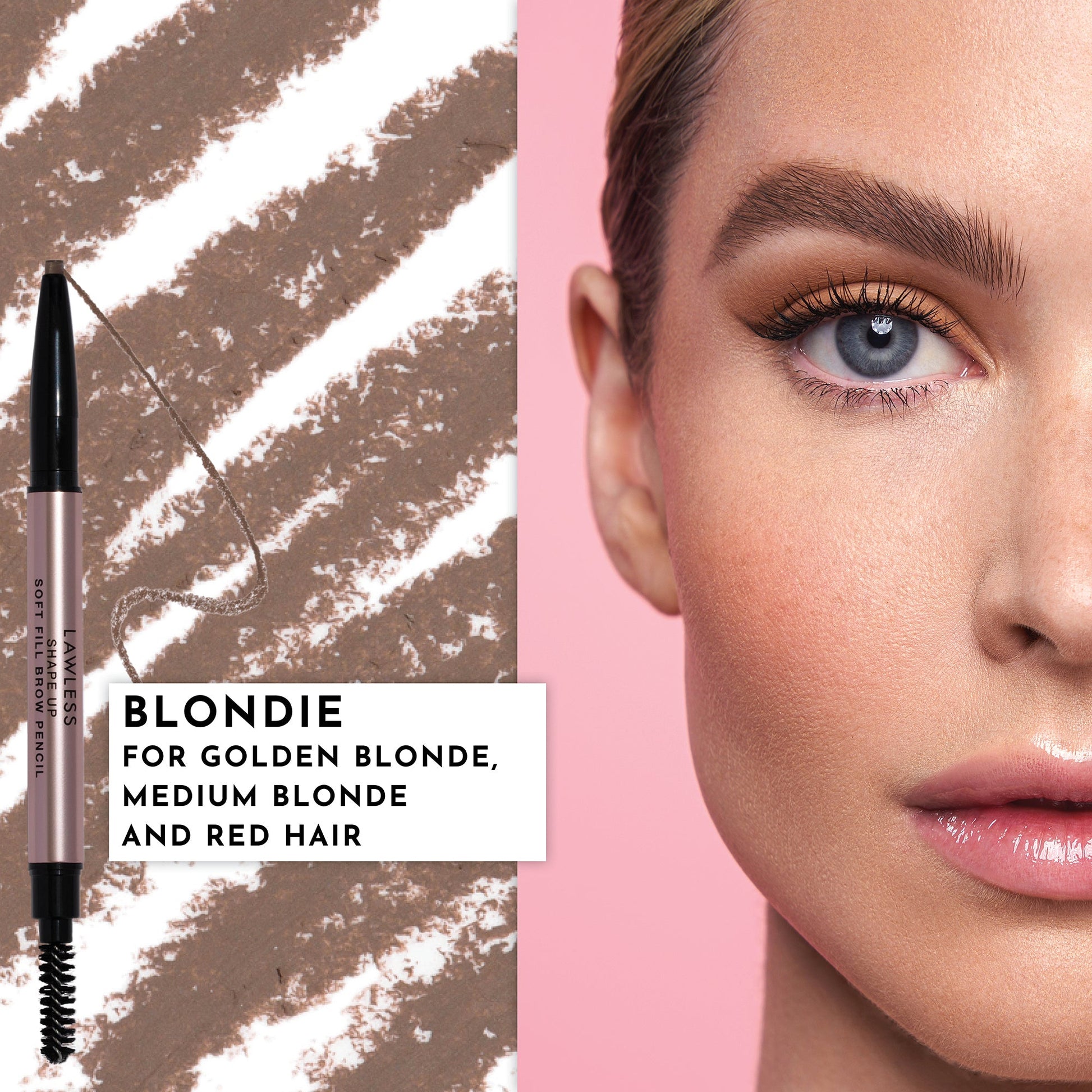 alleyoop Swift Brow Shape + Fill Brow Pencil - Medium Brown