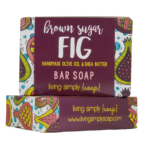SOAP BAR,4 BAR,FIG&BASIL