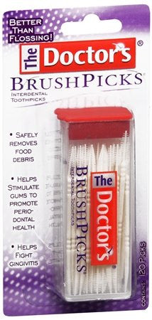 Doctors Brush Picks 120 Count (12in)