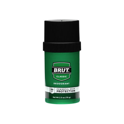 Brut Deodorant 2.7oz Round Solid Classic
