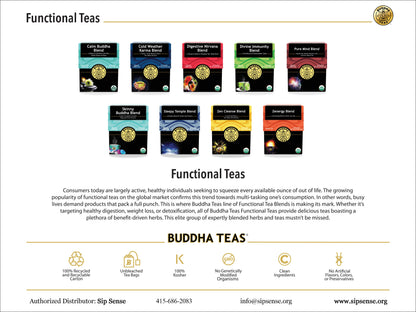 BUDDHA TEAS TEA,OG2,MSHRM WLLNSS BLND