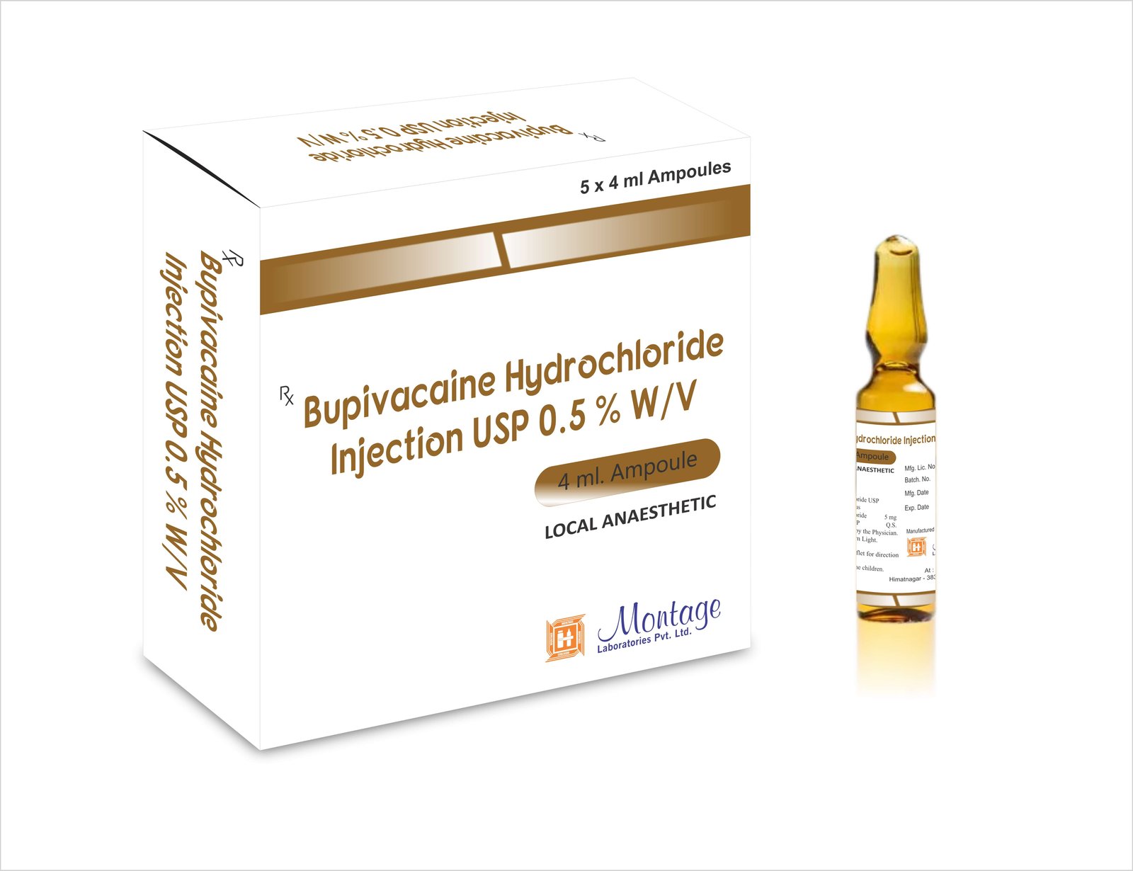 BUPIVACAINE SF 0.5% 10X10ML