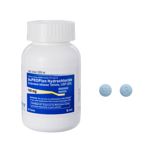 BUPROPION SR TB 200MG 60