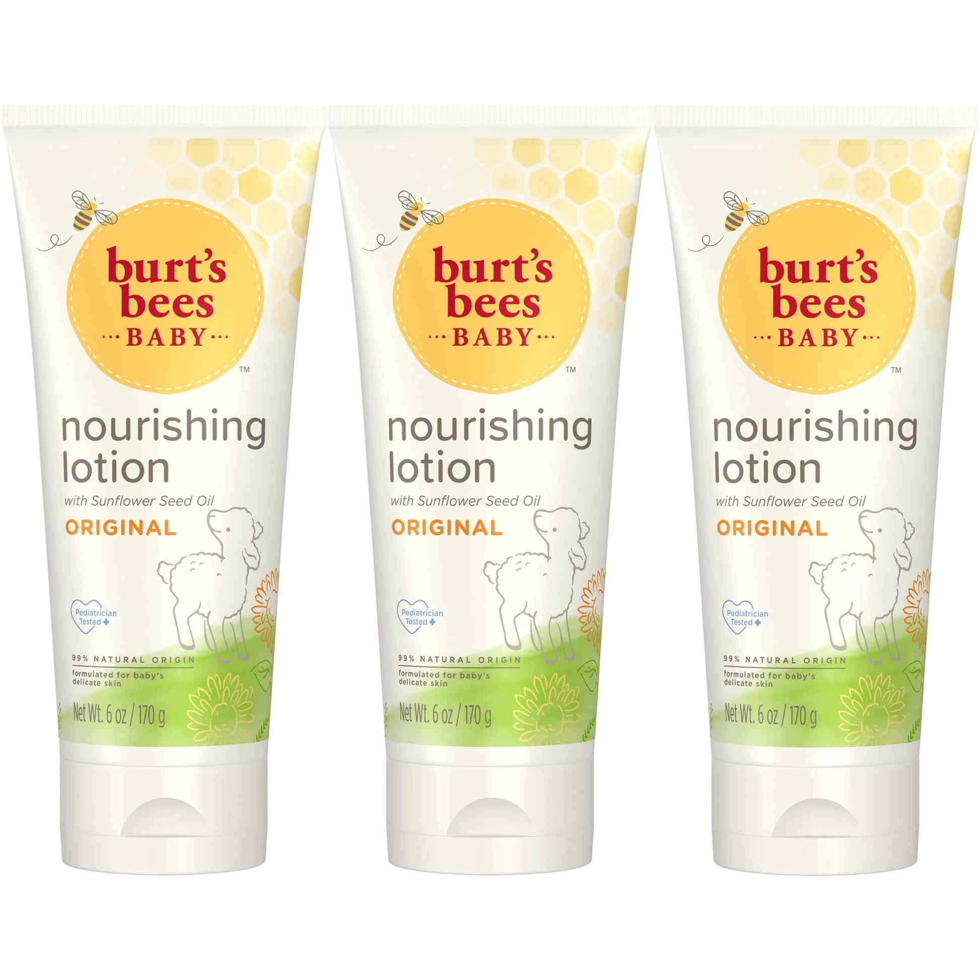 Burt's Bees Baby Nourishing Lotion - Original, 12 oz