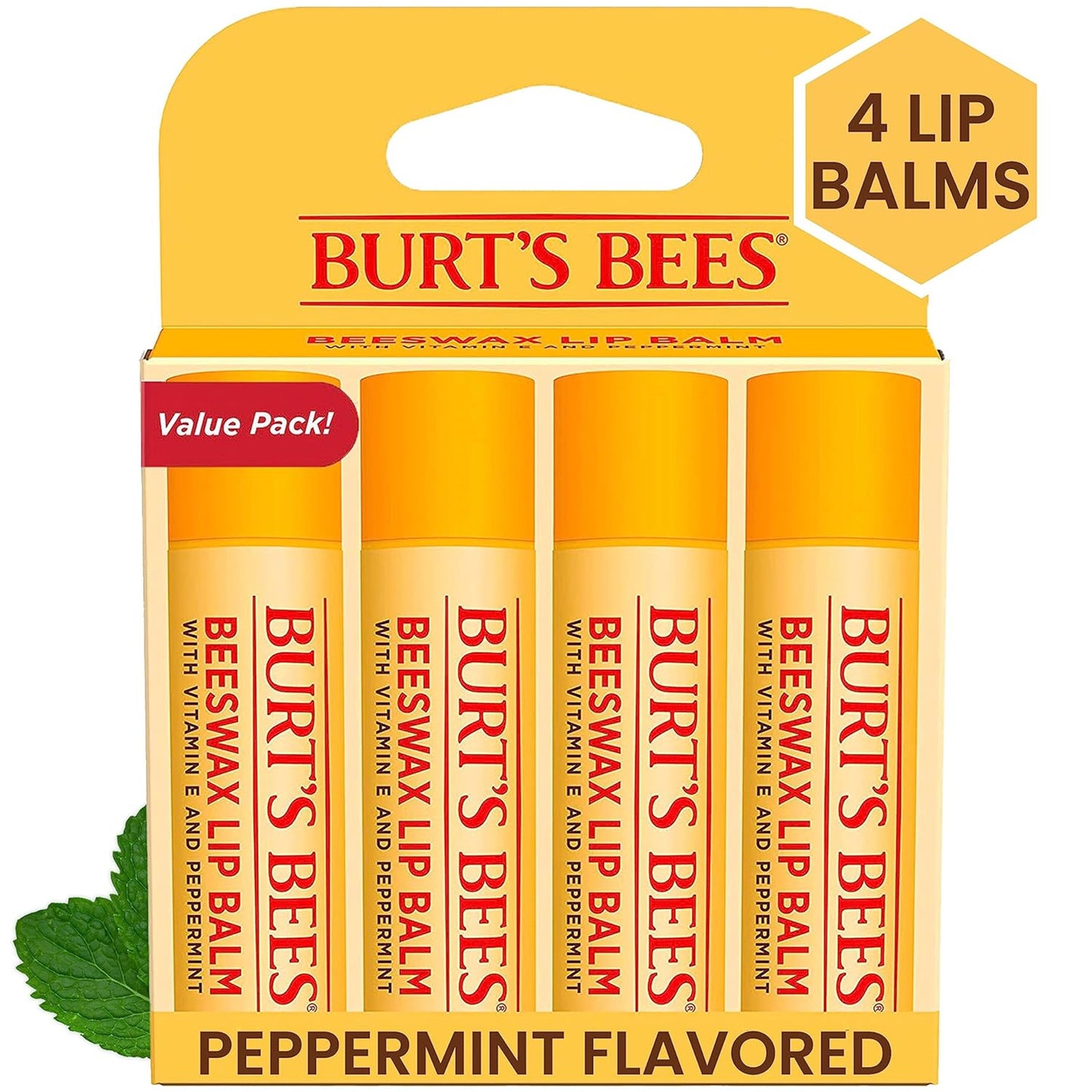 Burt's Bees Moisturizing Lip Balm - Beeswax, Carded