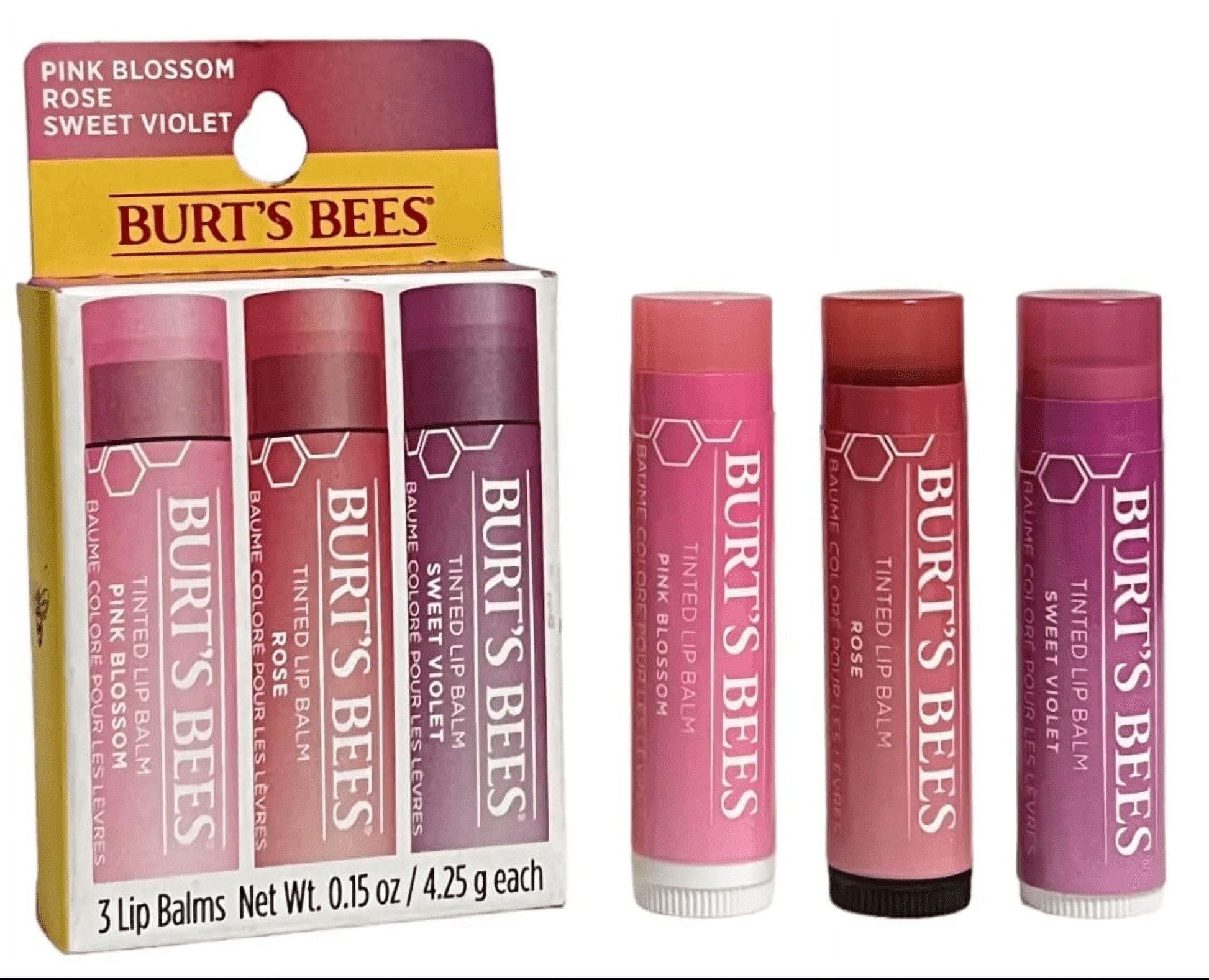 Burt's Bees Tinted Lip Balm - Pink Blossom