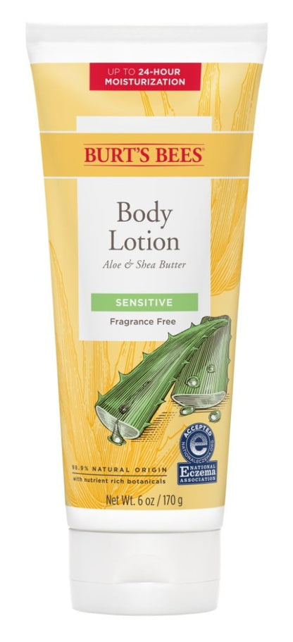 BURTS BEES BODY LT 6OZ MH NTD