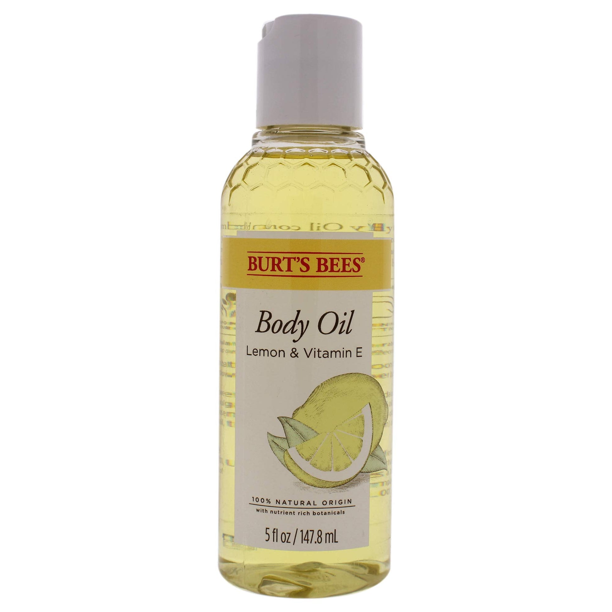 Burt's Bees Body Oil - Lemon & Vitamin E, 5 oz