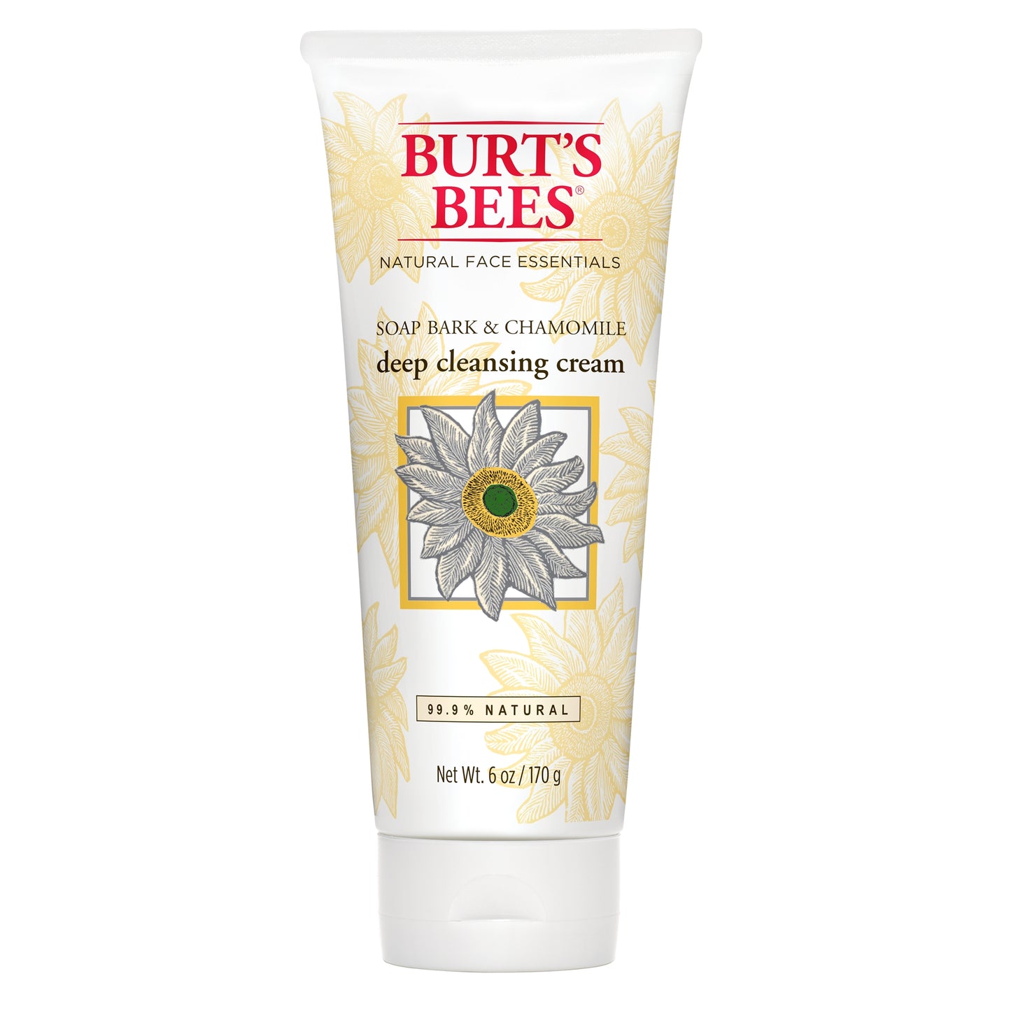 Burts Bees Deep Cleansing Cream 6oz Soap Bark/Chamomile