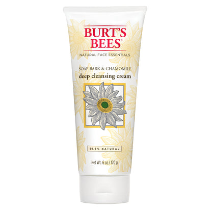 Burts Bees Deep Cleansing Cream 6oz Soap Bark/Chamomile