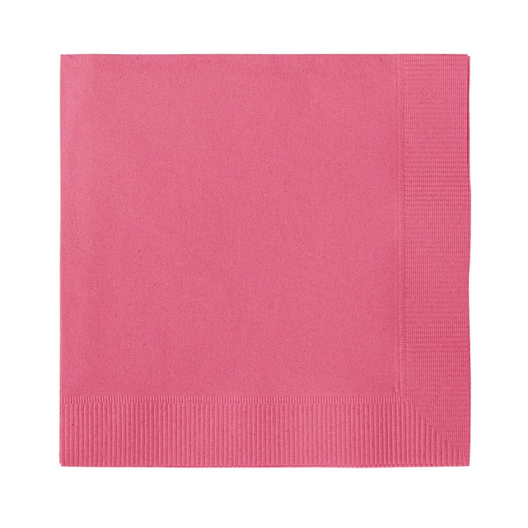 SENSATIONS Beverage Napkins - Candy Pink, 40 count