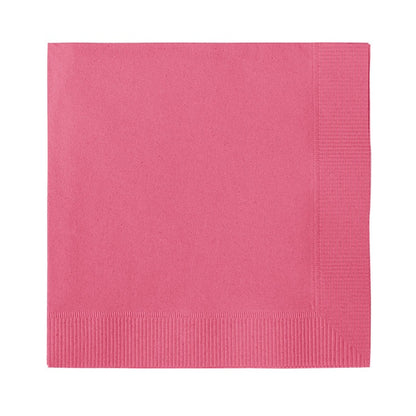 SENSATIONS Beverage Napkins - Candy Pink, 40 count
