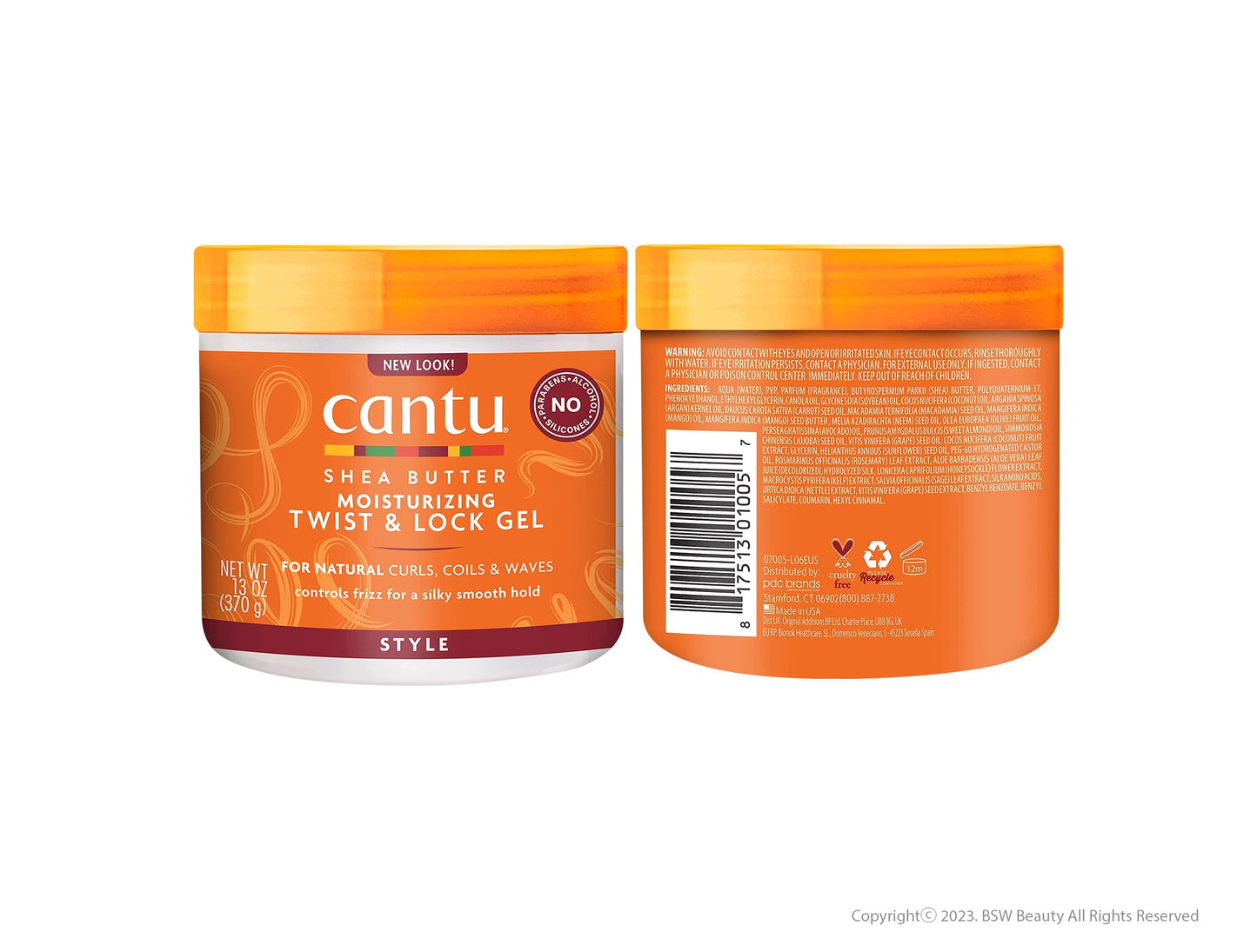 CANTU S/B TWIST/LOCK GEL   13OZ