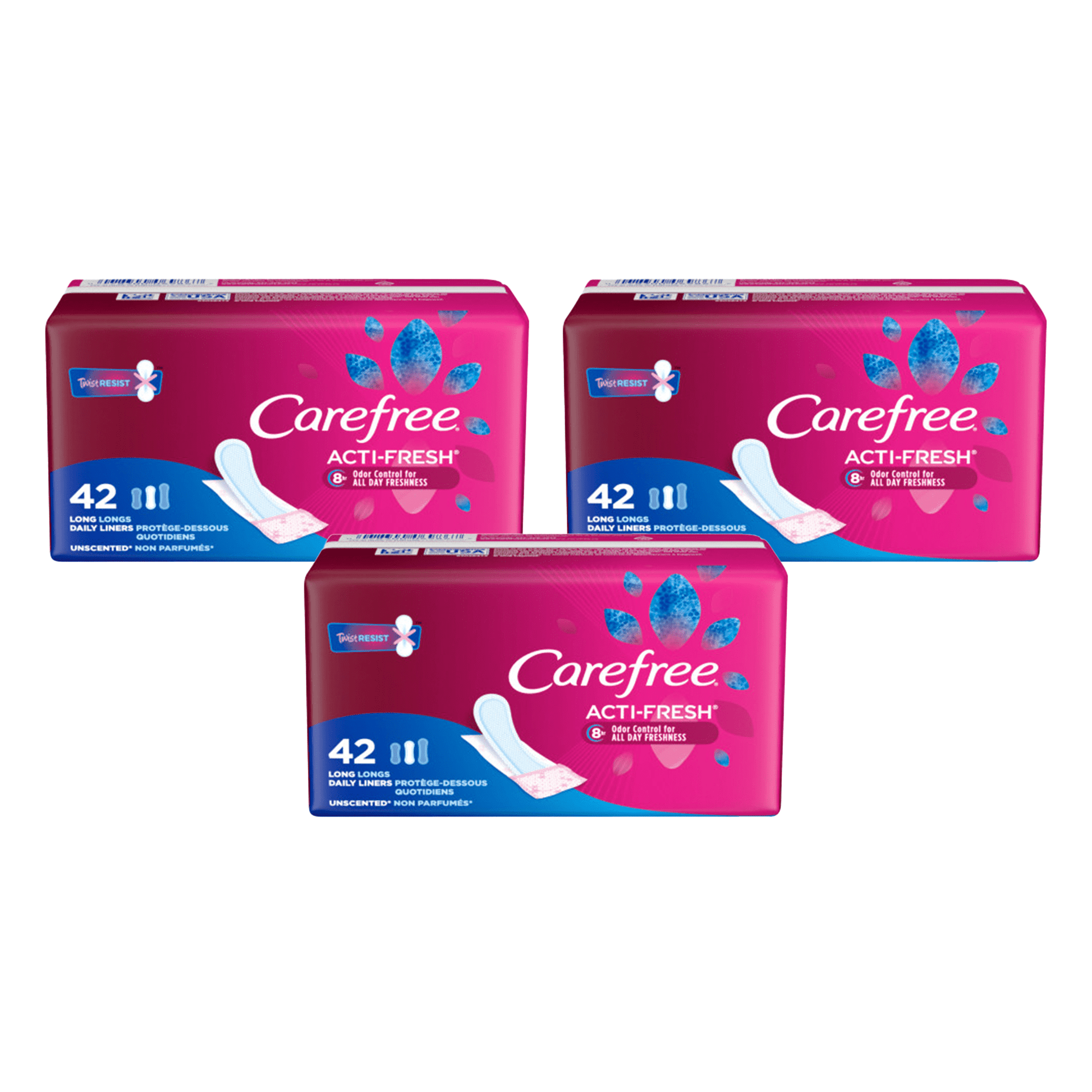 CAREFREE LINER ACTI-FRESH REG TO GO 54CT