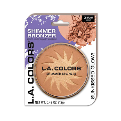 L.A. Colors Shimmer Bronzer - Sunkissed Glow CBBP267 Radiant