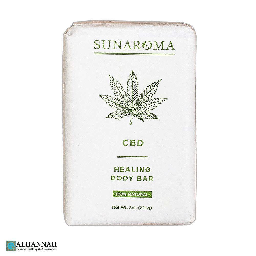 Sunaroma Soap Bar Cbd Healing Body Bar 8oz