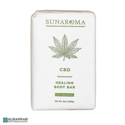 Sunaroma Soap Bar Cbd Healing Body Bar 8oz