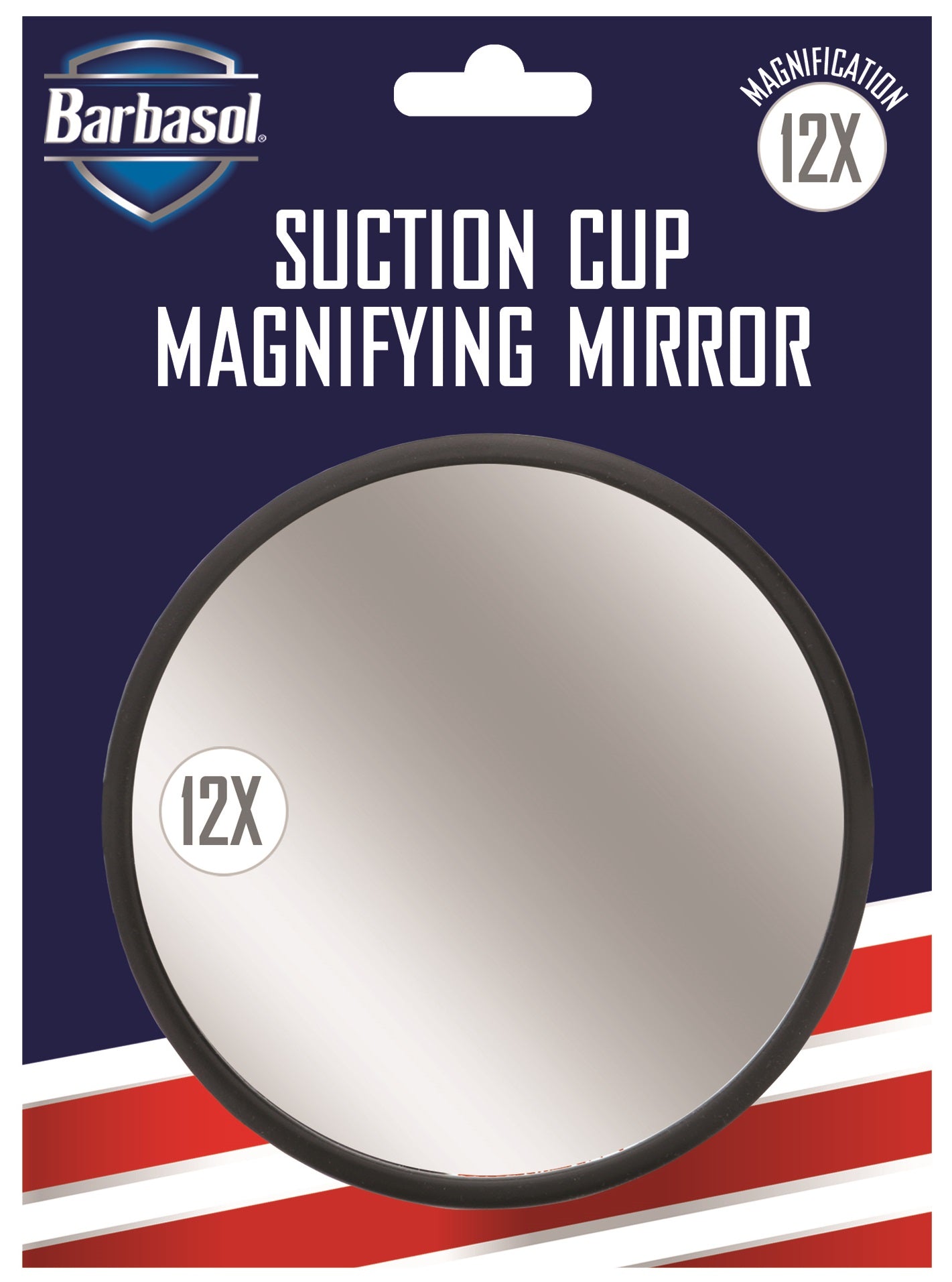Barbasol Mirror 12X Magnifying With Suction Cup