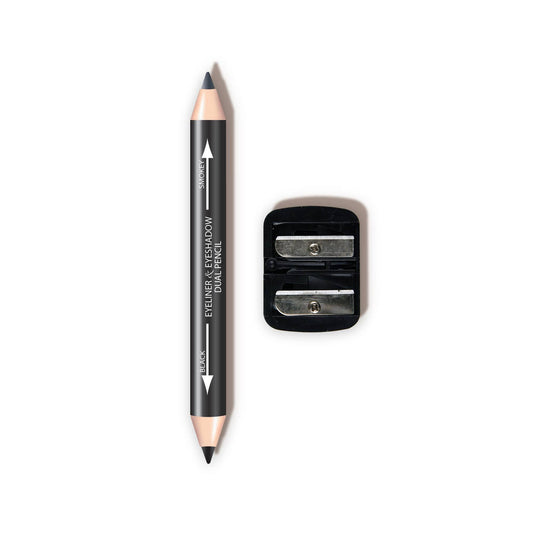 LAC 2PC PENCIL W/SHARP DK BRWN