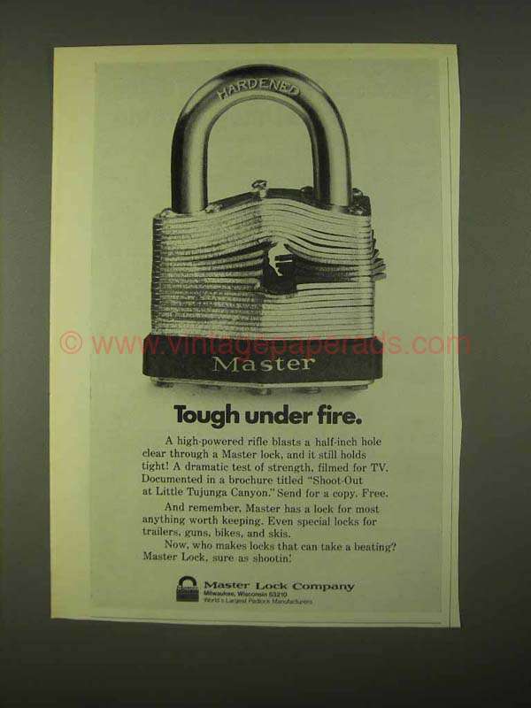Master Lock 500D Tough Under Fire