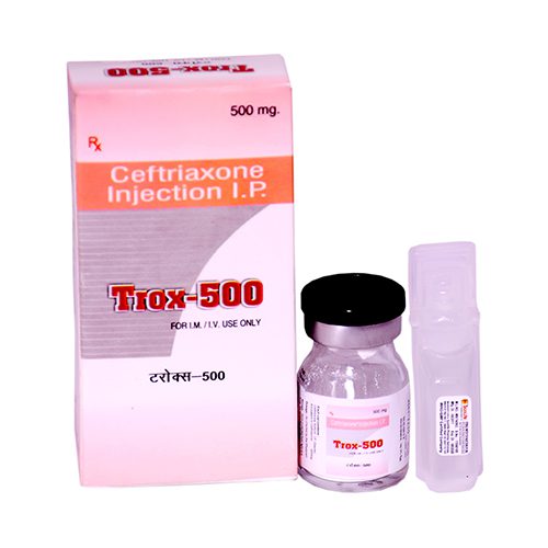 CEFTRIAXONE SOD PR 500MG