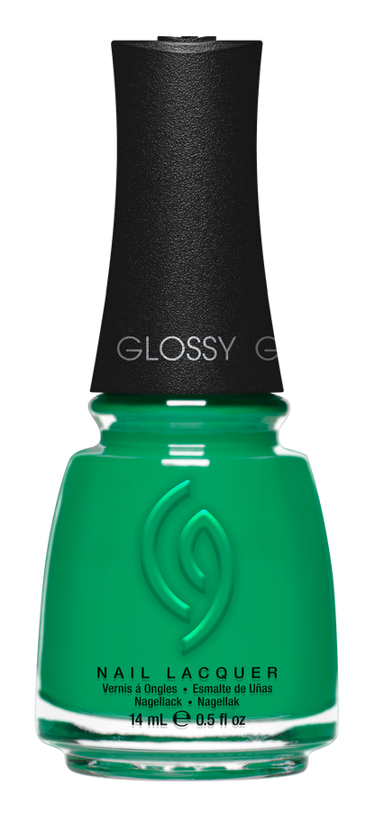 china glaze Nail Lacquer, Glossy Finish - Emerald Bae