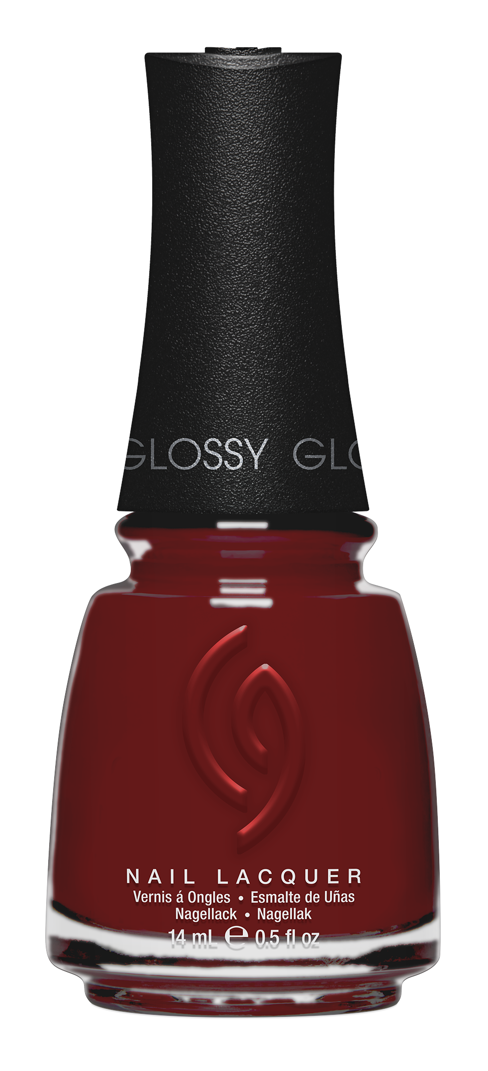 china glaze Nail Lacquer, Glossy Finish - Moonlit Merlot