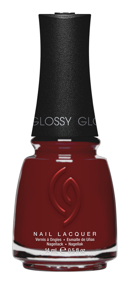 china glaze Nail Lacquer, Glossy Finish - Moonlit Merlot