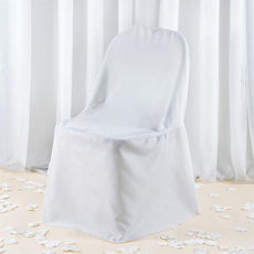 amscan Folding Chair Covers - White