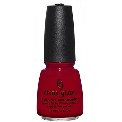china glaze Nail Lacquer, Glossy Finish - Italian Red