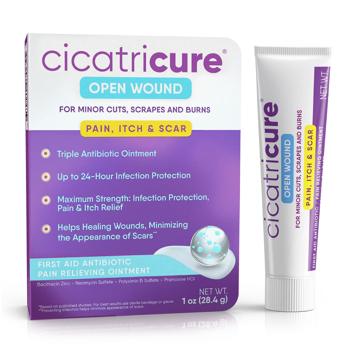 CICATRICURE SCARS GEL 1OZ