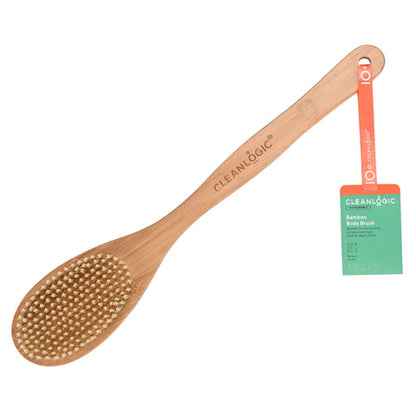 CLEANLOGIC Sustainable Bamboo Body Brush