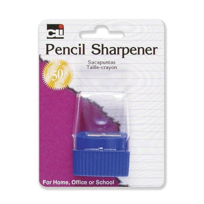 CLi Two-Hole Pencil Sharpener with Shaving Receptacle - Assorted