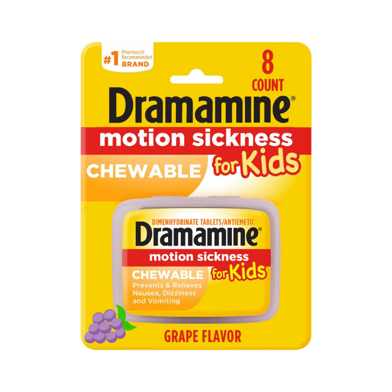 DRAMAMINE KID CHEWTAB GRAPE 8CT