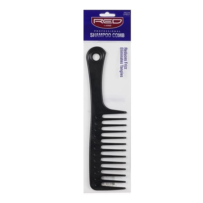 Kiss Red Comb Shampoo Black (12in)