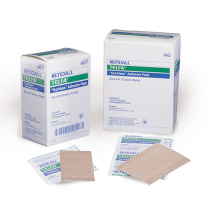 CURITY TELFA ADH PAD AP 2X3N 100