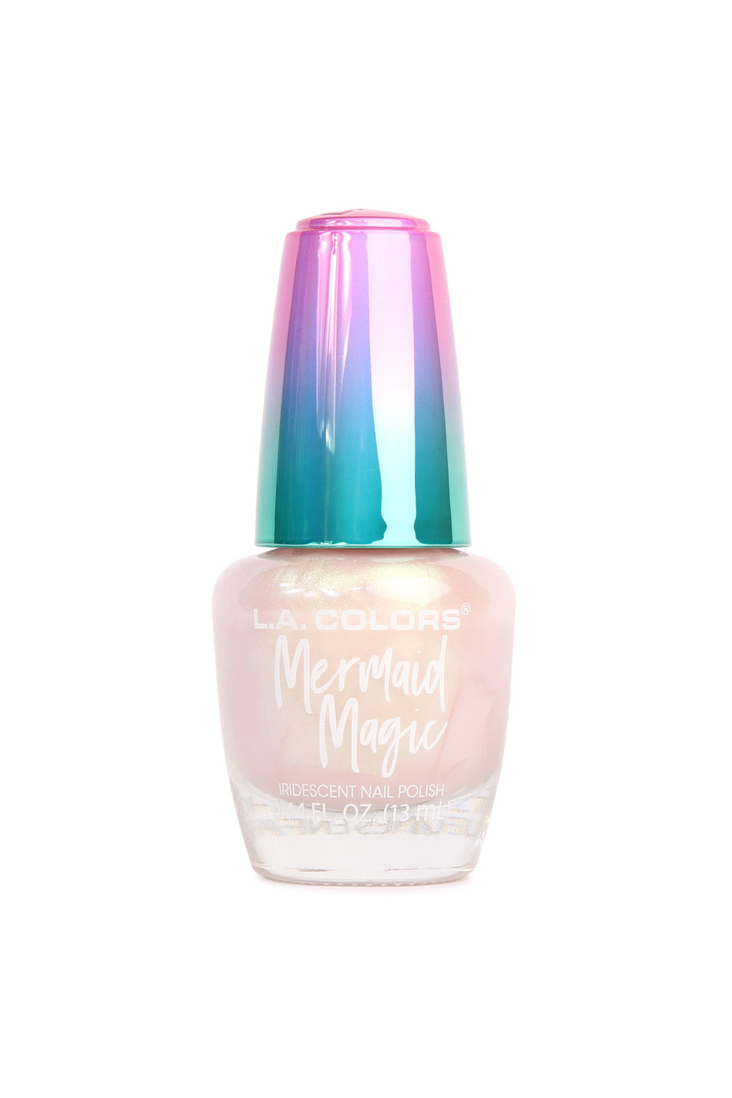 L.A. Colors Mermaid Magic Nail Polish -Pink Pearl, 0.44 fl oz
