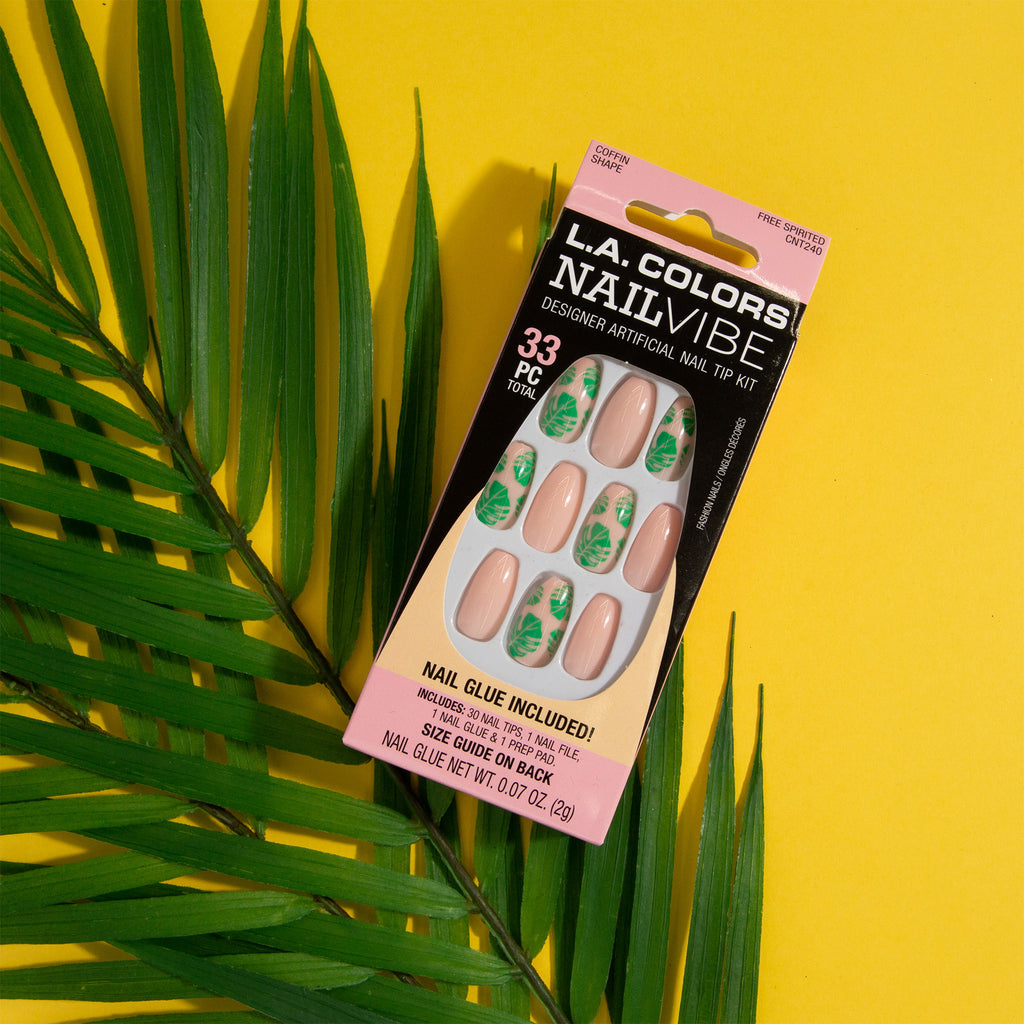 L.A. Colors Nail Vibe Artificial Nail Tips - Inspire