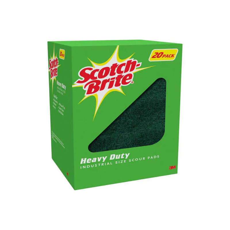 SCOUR PADS SCOTCH BRITE HD 3PK